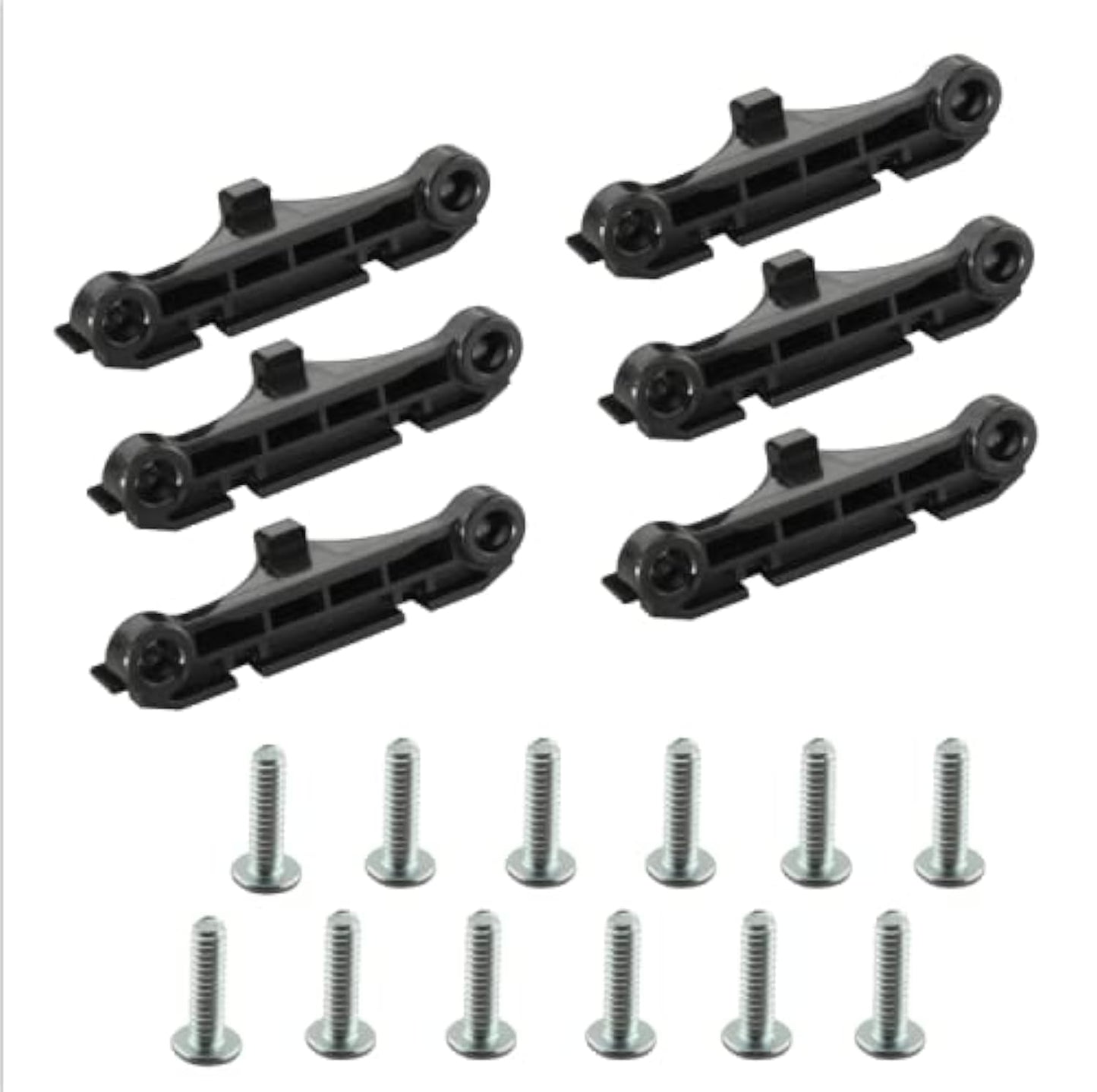 SJZBIN CPU Fan Bracket 3Pairs Black CPU Fan Support Brackets Retainer Brackets Plate Support Holders for AM4 AMD