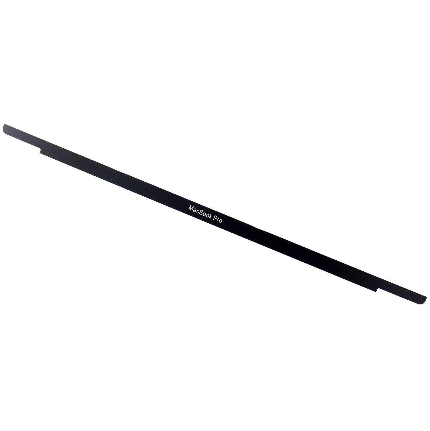 Deal4GO Plastic Front Trim Bezel Cover Logo Replacement for MacBook Air 13" A1932 A2179 2018 2019 (Black)