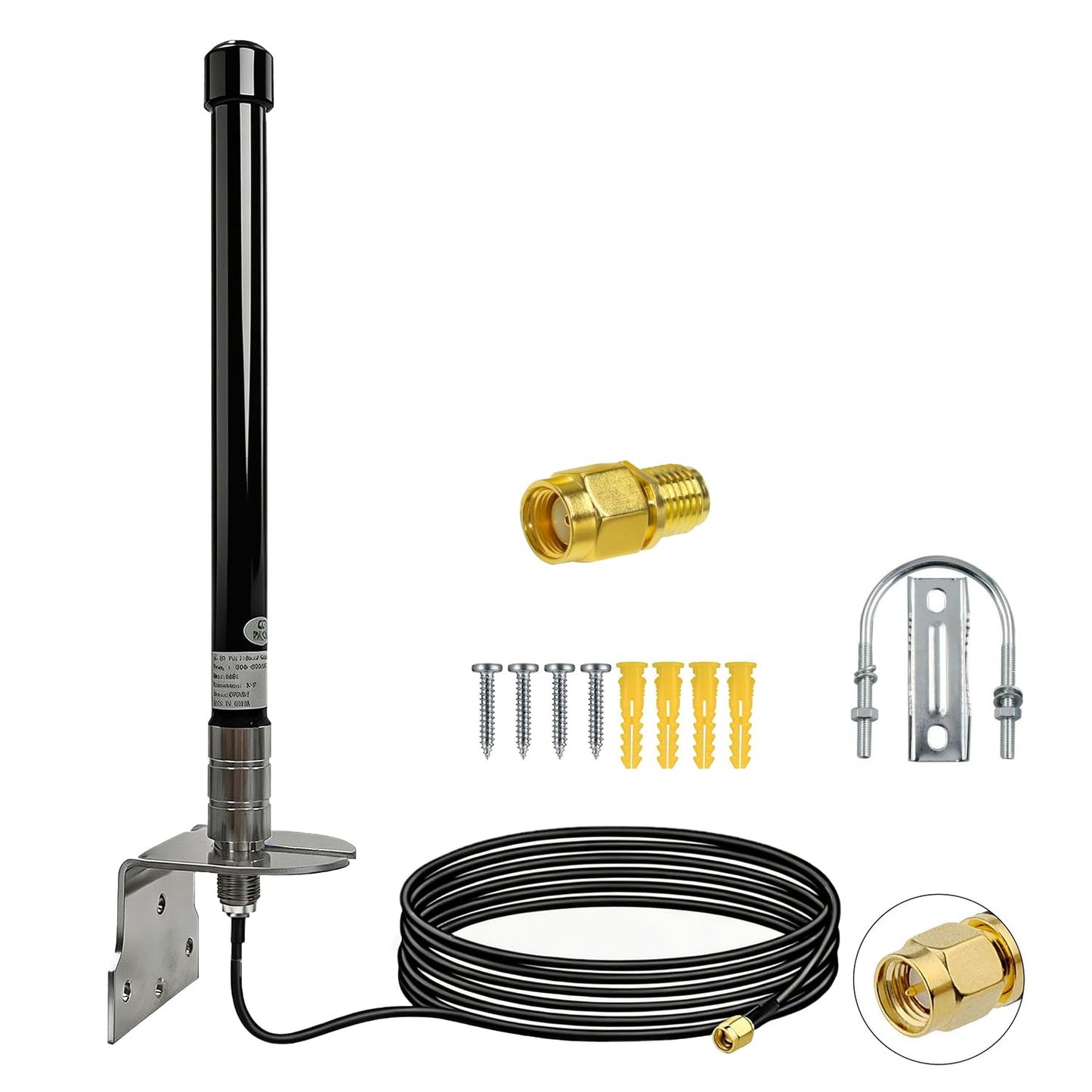 GTOMNI Trail Camera Antenna 4G LTE Long Range Cellular Antenna Full-Band External Signal Game Camera Antenna Booster - Ultra Strong Signal Strength