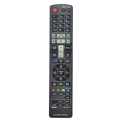AKB73275501 Remote Control for LG Blu-ray Home Theater in Living Rooms or Rooms, No Programming or Pairing Needed, Replacement Remote Compatible