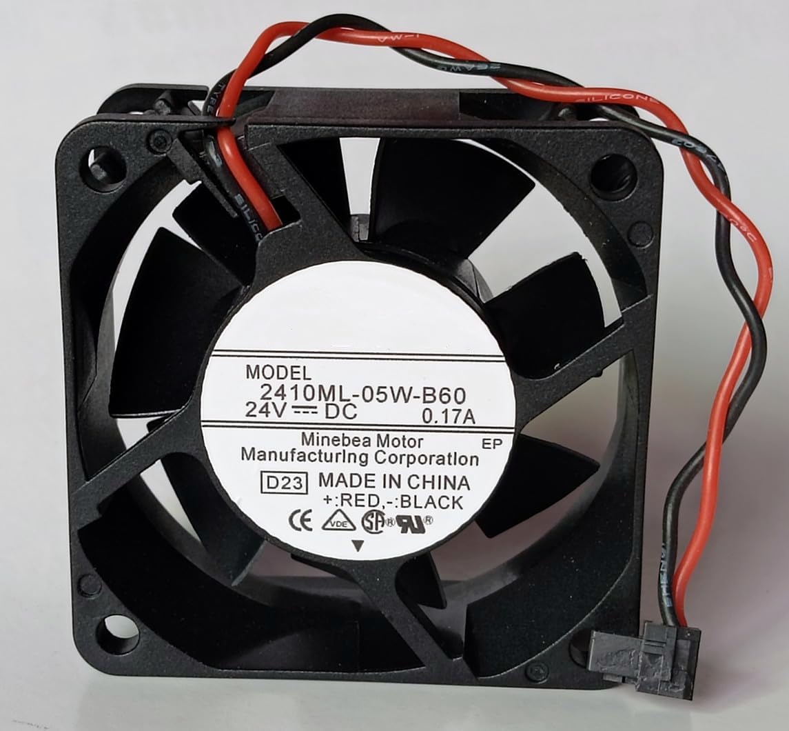 New 2410ML-05W-B60 DC 24V Fan 2410ML-05W-B60 DC24V 0.17A 6CM 6025 Inverter Cooling Fan