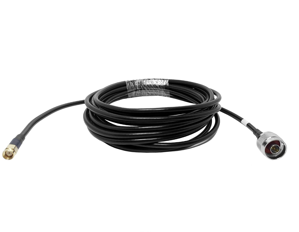 JBDZ 1PC LMR200 Extension Cable N Male to RP SMA Male Cable Assembly for 3G/4G/5G/LTE/ADS-B/Ham/GPS/WiFi/RF Radio (10ft)