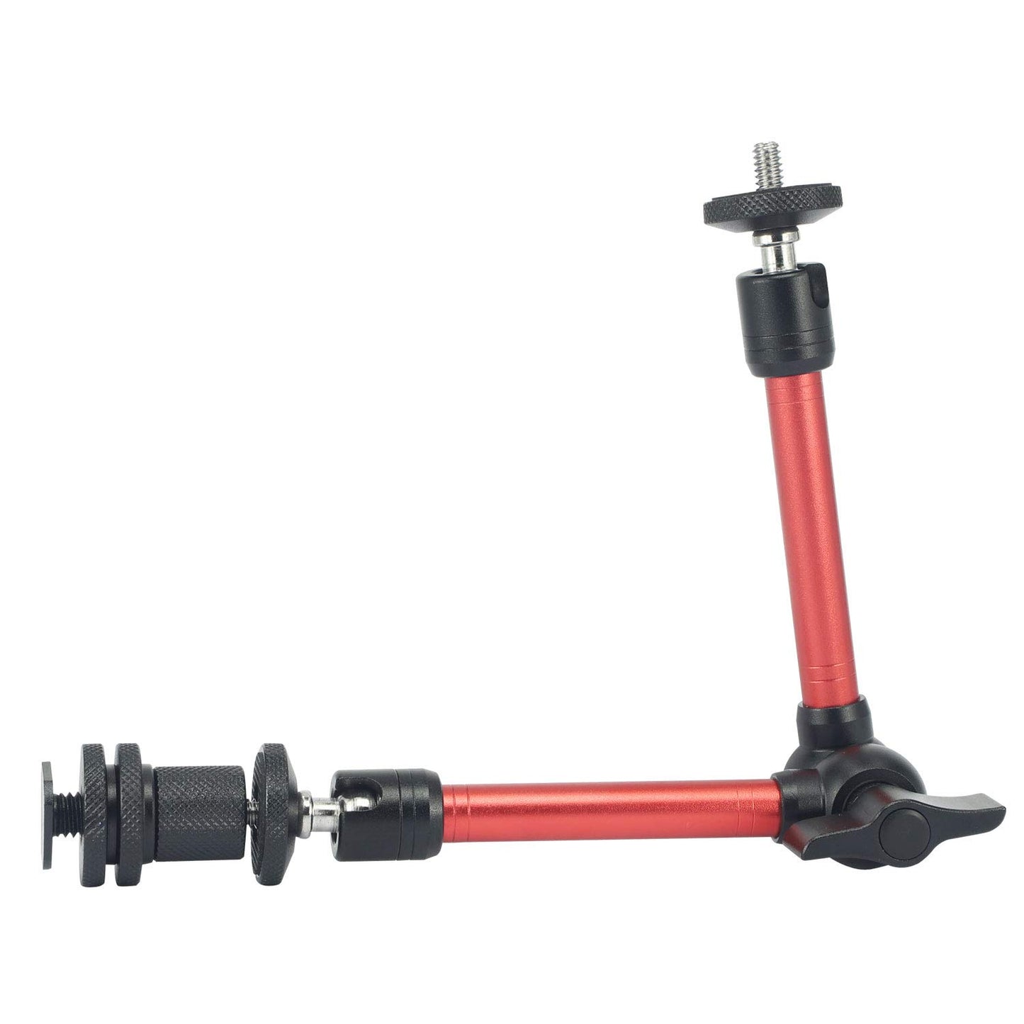 11" Camera Magic Arm Stand with Adjustable Robust Articulating Friction, for LED Light, Flash Light, Sports Camera, Camcorder, LCD Monitor, Video Vlog