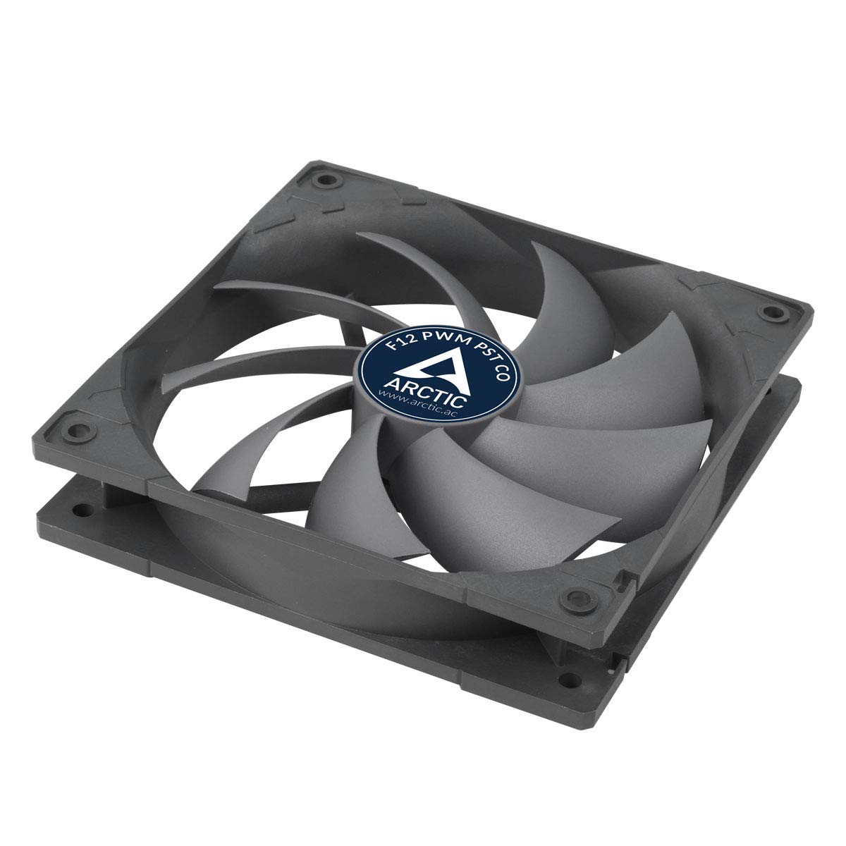 ARCTIC F12 PWM PST CO - 120 mm Case Fan with PWM Sharing Technology (PST), Dual Ball Bearing for Continuous Operation, Computer, Fan Speed: 230-1350