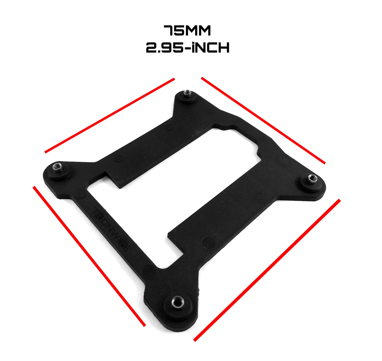 TRONWIRE Backplate Mounting Bracket for Intel Socket 1200 1151 1150 1155 1156 CPU Cooler