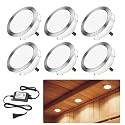 SKYMVAO 6 Pack LED Sauna Explosion Room Light, Sauna Lighting Recessed, Deck Lighting Waterproof IP67, Outdoor Recessed Lights, Low Voltage LED Lights