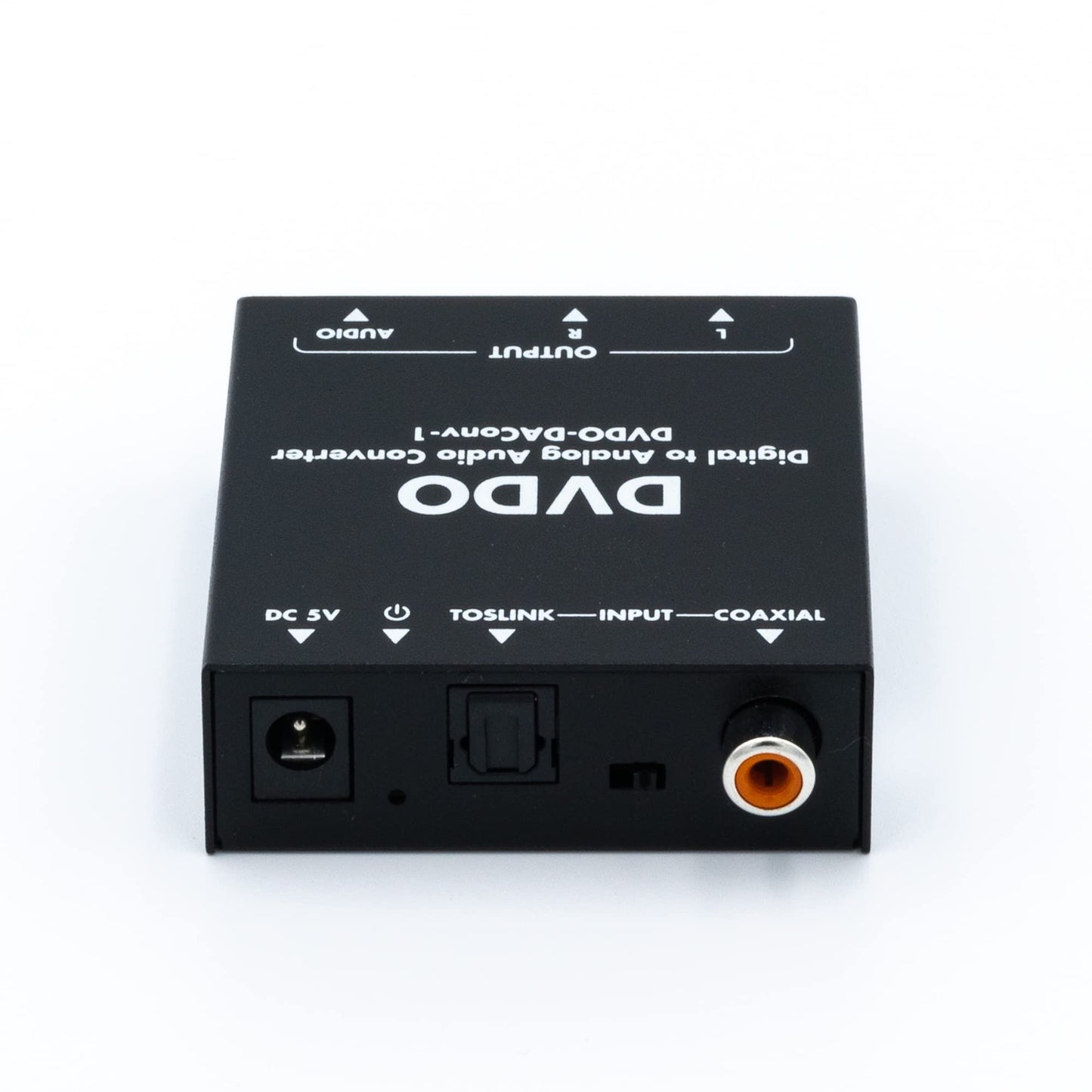DVDO Digital to Analog Audio Converter | Coaxial/Toslink in - Analog Out | 3.5mm to Optical Audio Cable | Optical Digital Audio Converter |Supports