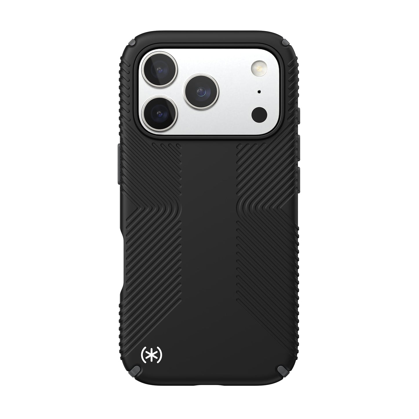 Speck PRESIDIO2 Grip for iPhone 17 Pro Case, MagSafe-Compatible, Slim Protective Case, Black/Slate Grey/White