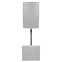 Rockville GASPOLE-B M20 Threaded Air Assist Subwoofer-Speaker Pole Mount Stand, 33.5"-55" Adjustable Height, 140 Lb Capacity, 35mm Diameter, for DJs