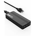 GaNspeed Portable 240W GaN PD USB C USB A Desktop Charger Adapter, 3-Port PPS Fast Charging with 3Ft Removable AC Cord for MacBook Air Pro Laptop