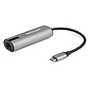 StarTech.com 2.5GbE USB C to Ethernet Adapter NBASE-T NIC - USB 3.0 Type C 2.5/1 Gigabit/100 Mbps Multi Speed Network/USB 3.1 Laptop to RJ45/LAN