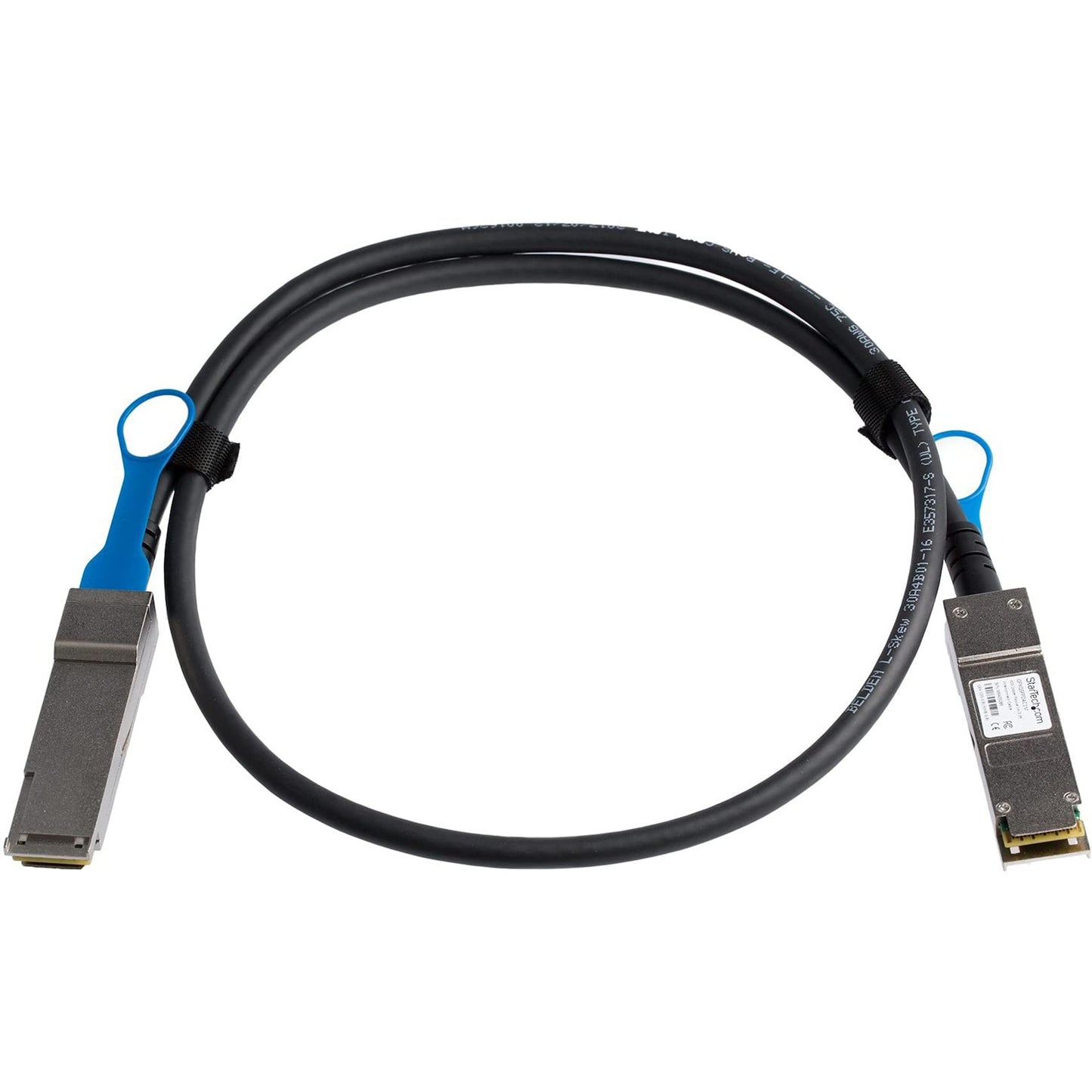 StarTech.com Juniper QFX-QSFP-DAC-1M Compatible 1m 40G QSFP+ to QSFP+ Direct Attach Cable Twinax - 40GbE QSFP+ Copper DAC 40 Gbps Low Power Passive