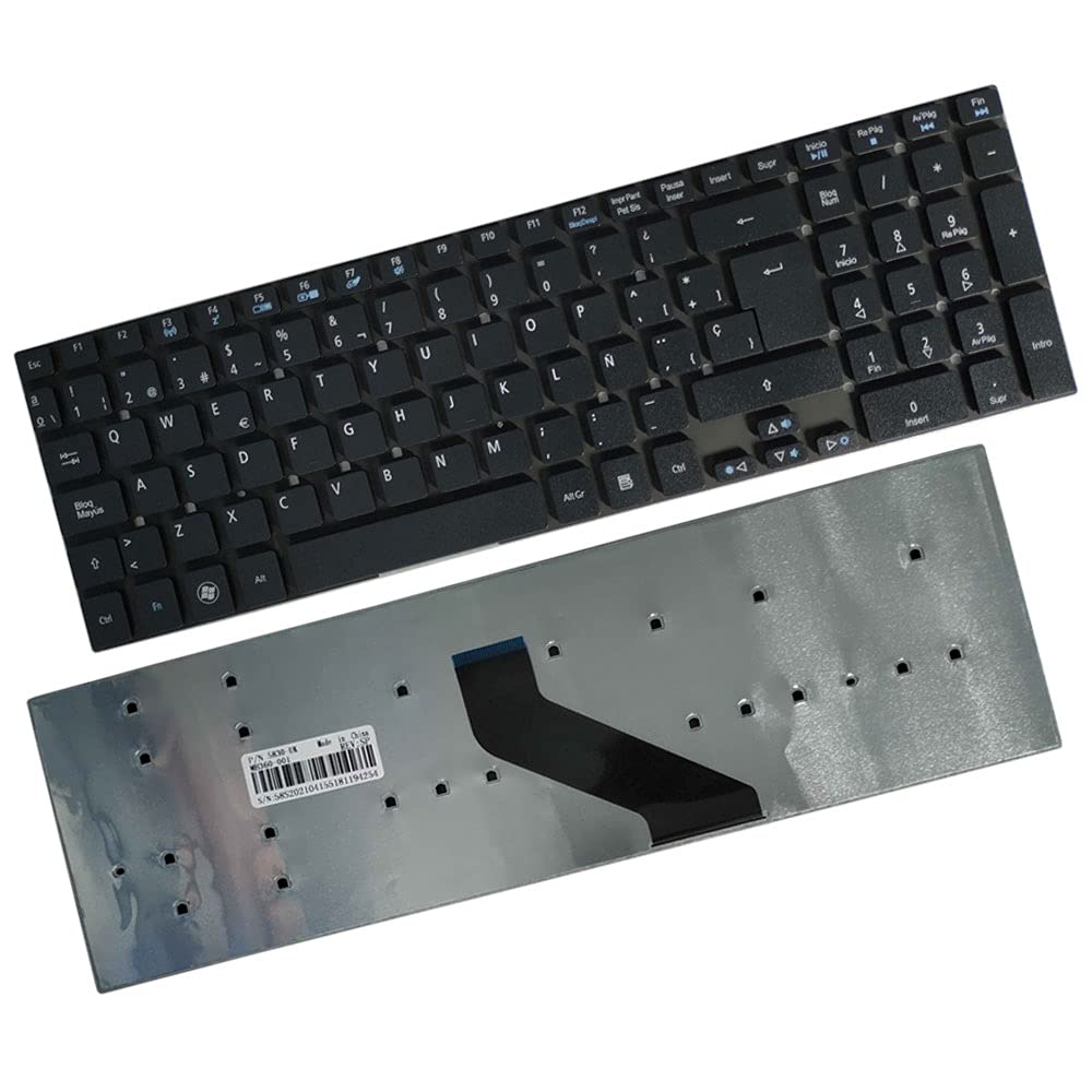 YUHUAI Spanish Keyboard Compatible for Acer Aspire ES1-512 ES1-711 ES1-711G ES1-531 ES1-572 ES1-731