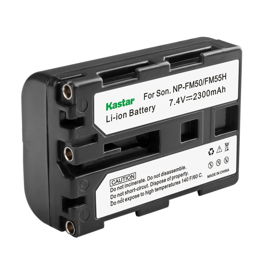 Kastar NPFM50 Battery (3-Pack) for Sony NP-FM30 NP-FM50 NP-FM51 NP-QM50 NP-QM51 NP-FM55H and CCD-TR DCR-PC DCR-TRV DCR-DVD DSR-PDX GV HVL Series
