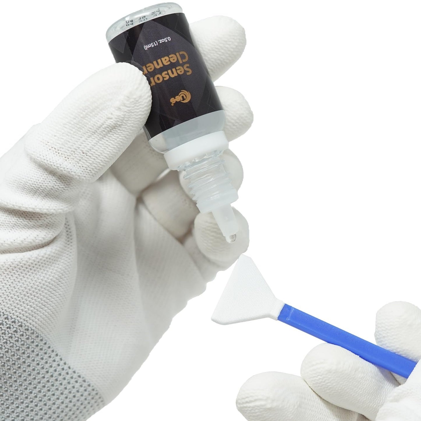 UES FFR24 Full Frame Camera Sensor Cleaning Kit: 14 x 24mm Sensor Cleaning Swabs and 15ml Sensor Cleaner Liquid Solution for Sony Nikon Canon