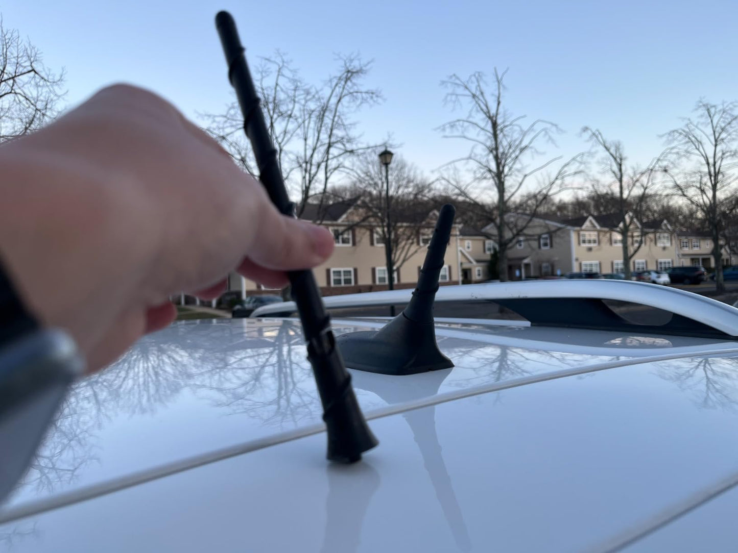 BASIKER 3.2 Inch Antenna for 2011-2025 Jeep Cherokee Grand Cherokee Compass Renegade, Dodge Journey Avenger Durango Dart Chrysler 200, Fiat 500, Car