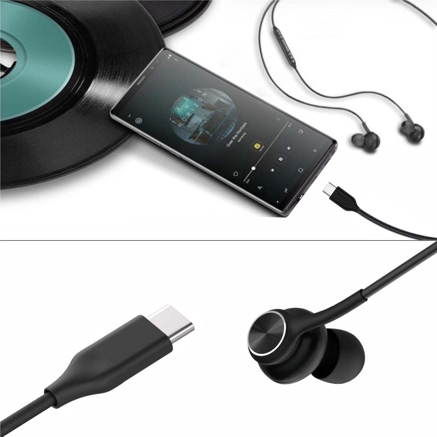 2026 Completely Upgraded Version Earbuds Stereo in-Ear Headphones 3-Year Warranty for Samsung Galaxy S25 S24 S23 S22 S21 S20, Note 10, 10+