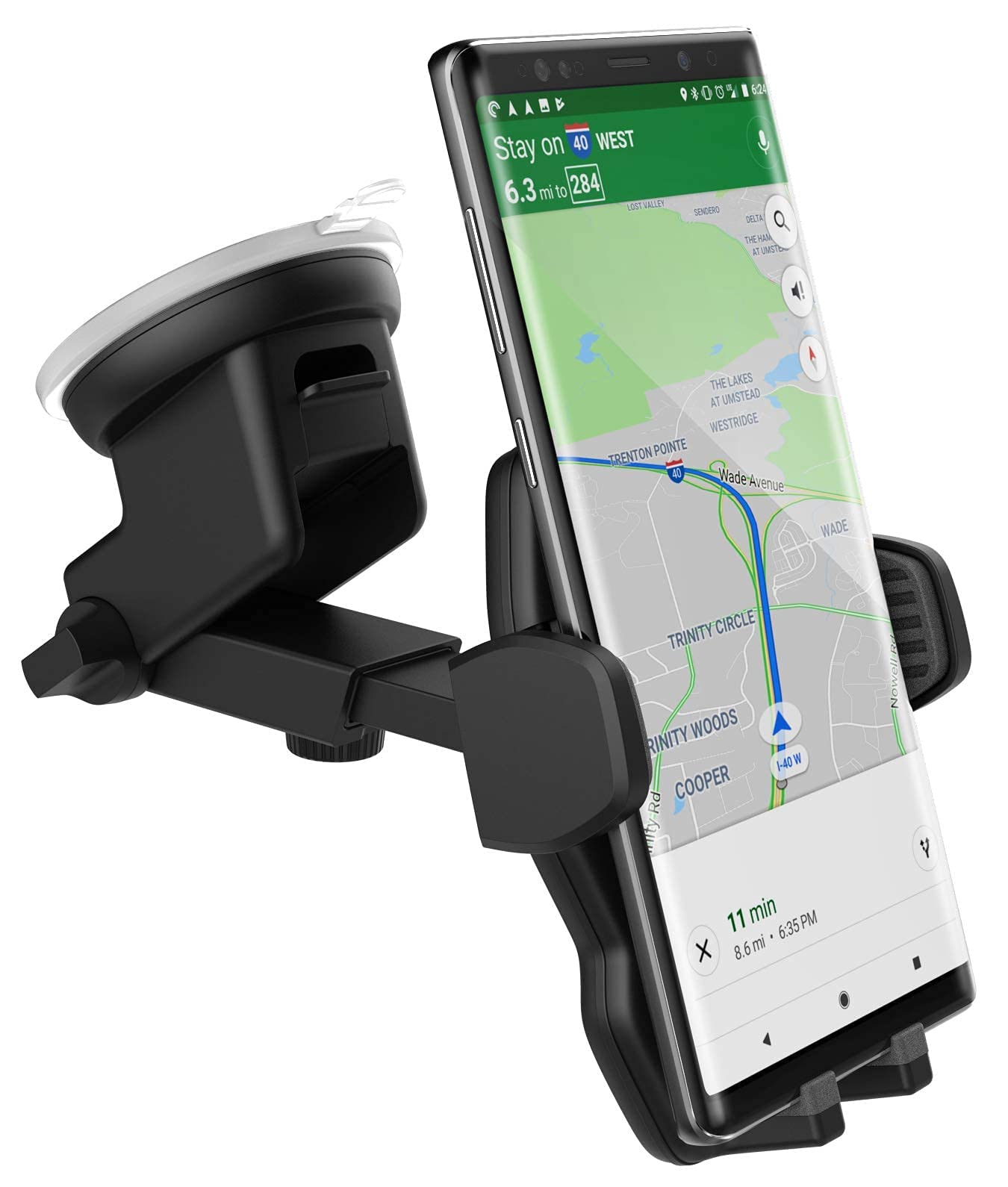 Encased V2 Car Mount Phone Holder for Google Pixel 9 Pro XL / 8 Pro / 7/7 Pro, (7a/8a) Fully Adjustable Case Compatible Dock (2024)