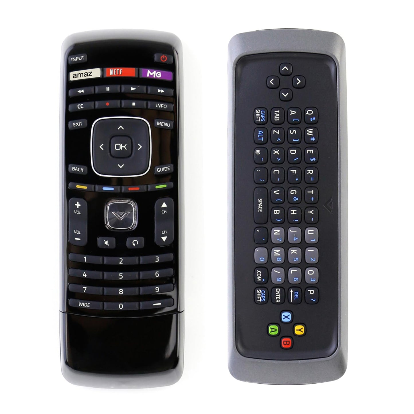 XRT302 QWERTY Keyboard Replace Remote Control fit for Vizio TV E601i-A3 E701i-A3 E650i-A2 D650i-B2 M420SV M470SV M550SV M320SR M370SR M420SR E3D320VX