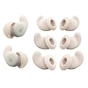 NANLANFAN Replacement Silicone Ear Wings for Soundcore Sleep A20 Earbuds, Anti Slip Ear Tips, 3 Pairs (Beige) (SML)