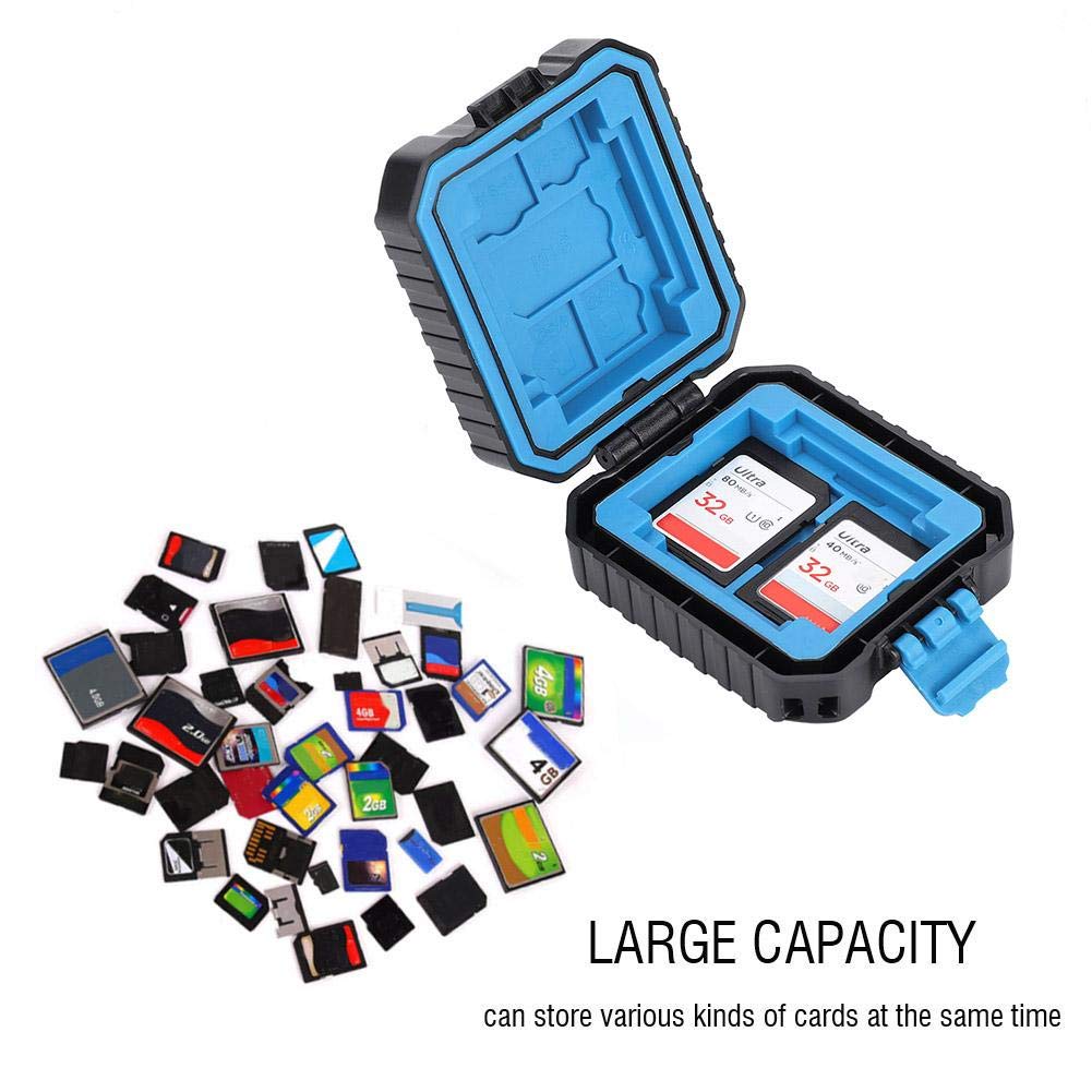 Portable Memory Card Protective Case,Waterproof SD TF Cards Travel Carry Cover Shell Holder Box for Photography Lovers