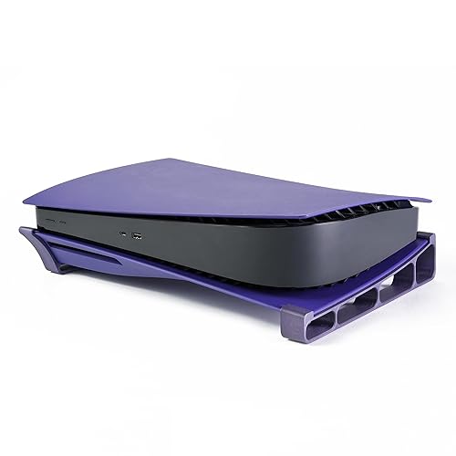 Glistco Skates - Horizontal Stand compatible with PS5 - Disc Edition (Galaxy Purple)