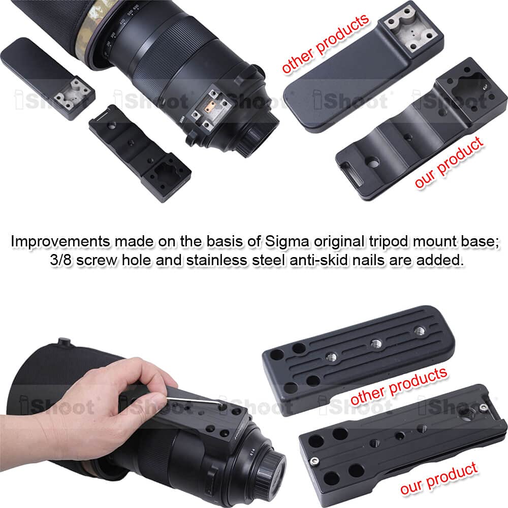 Lens Collar Foot Stand Tripod Mount Ring Base Compatible with Sigma 150-600mm f/5-6.3 DG OS HSM Sports, 60-600mm f/4.5-6.3 DG OS HSM Sports, 70-200mm