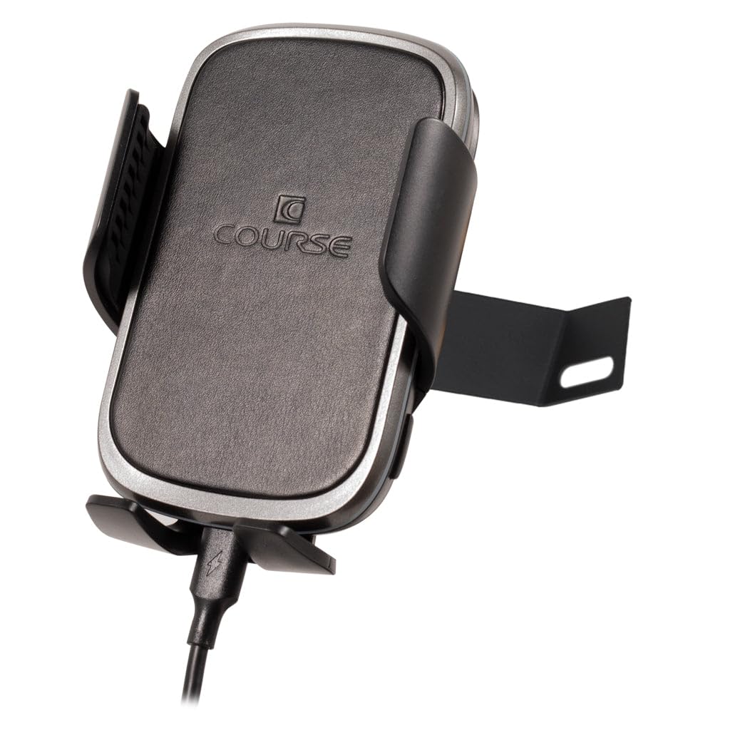 Course Motorsports DirectFit Phone Mount Automatic Gripping Wireless Charging Head and Car Phone Holder for Jeep Grand Cherokee WK2 (2011 - Present)