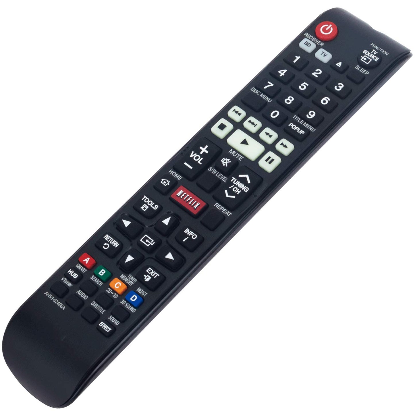 New - AH59-02408A Remote Control for Samsung Blu-ray DVD Home Theater System HT-E4500K