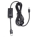 USB-C to RJ11 6 Ft Power Cord for Beltronic Sti Escort Passport Uniden Cobra Road Scout Radar Laser Detector