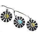 inRobert PLD09210S12HH Video Card Cooling Fan for ASUS Strix R9 390X 390 RX480 RX580 GTX 980Ti 1060 1070 1080 Graphic Card (Fan-3pcs)