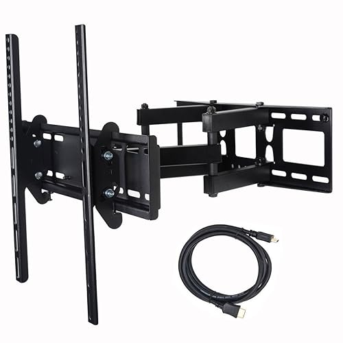 VideoSecu Full Motion Articulating TV Wall Mount for Samsung UN50JU6500 UN50JU7100 UN55JU6500 UN55JU7100 UN60JU7090 UN60JU6500 UN65JU6500 UN65JU7100