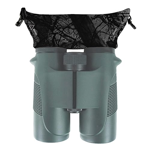 Slicker Bino Bandit - Blocks Glare, Improves Visual Acuity and Reduces Eye Fatigue. FITS All Binoculars, Stealth Shadow