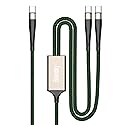 Multi USB C Charging Cable 4 ft 2-in-1 USB C to Type-C Cable 100W Max,Fast Charging for iPhone 16/16 Pro/16 Pro Max/16 Plus/15 Series,Galaxy