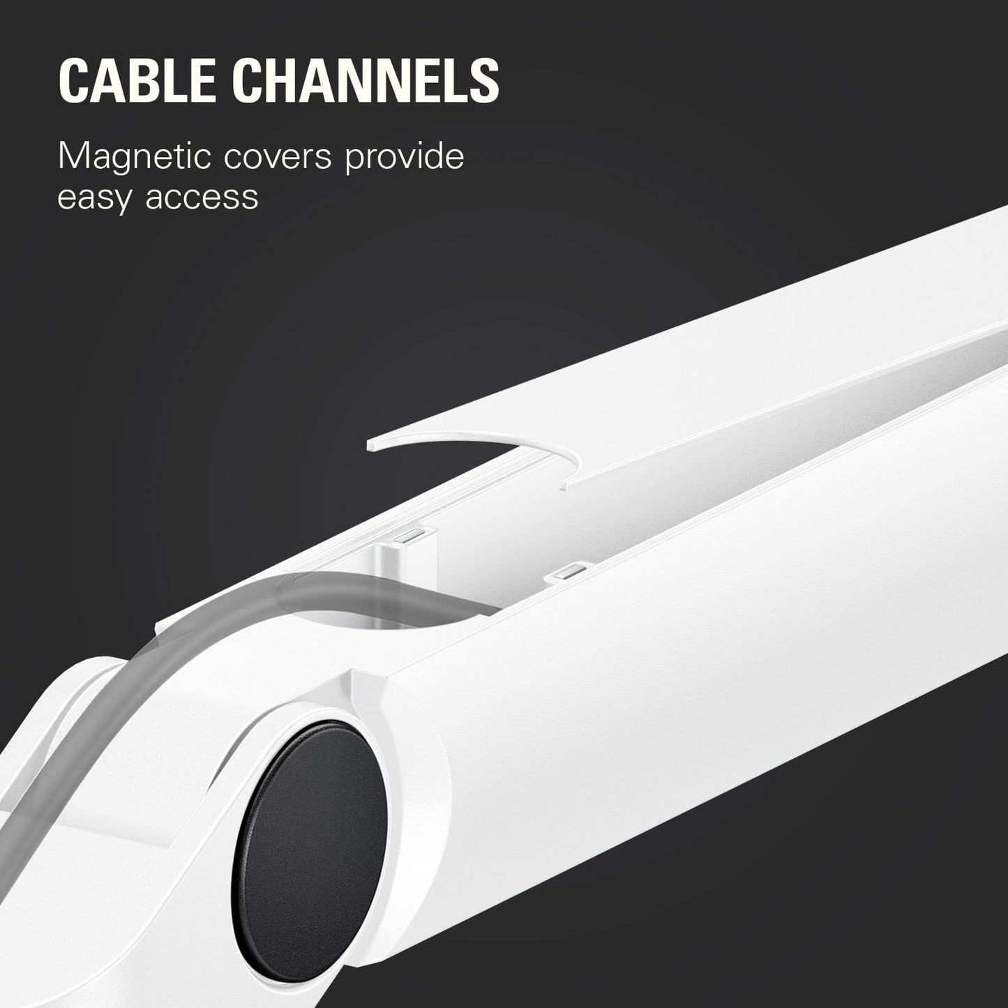 Elgato Wave Mic Arm LP White - Premium Low Profile Microphone Arm with Cable Management, Desk Clamp, Versatile Mounting and Fully Adjustable, perfect
