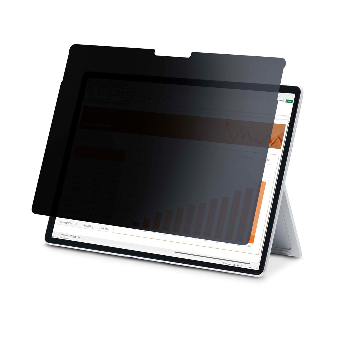 StarTech 4-Way 12.3in Surface Privacy Screen Filter, Portrait/Landscape