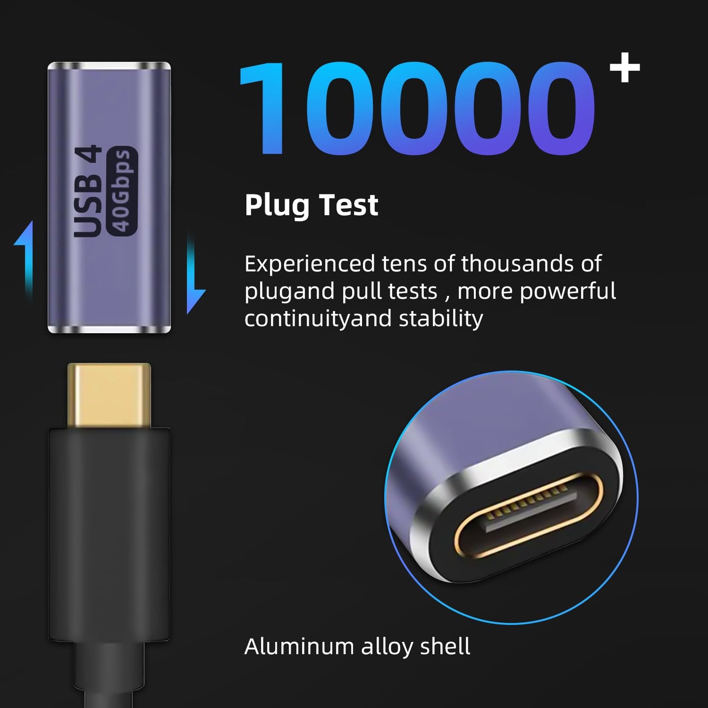 USB C Right Angle Adapter 100W PD, USB4 Type C Adapter 40Gbps, 90 Degree USB C Right Angle Adapter Support 8K 60Hz Video with LED Light for ipad…