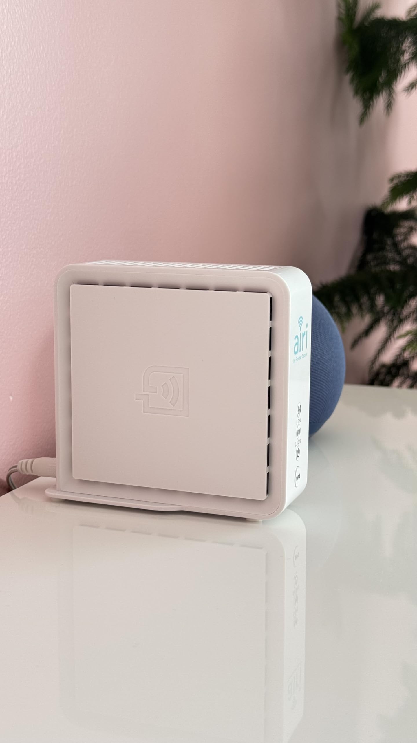 Smart Mesh WiFi Extender - Frontier Secure Air 4920 - Dual Band WiFi Booster with Ethernet Ports | 802.11ac WiFi 5 Mesh Extender for Whole Home