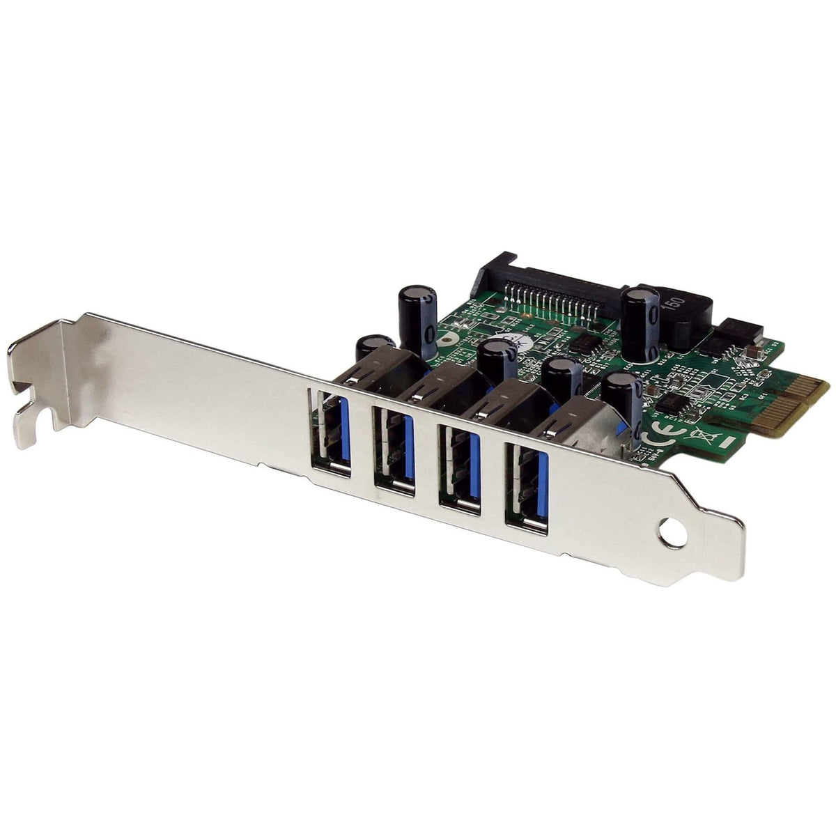 StarTech 4-Port PCI Express USB 3.0 Controller Card, 5Gbps (PEXUSB3S4V)