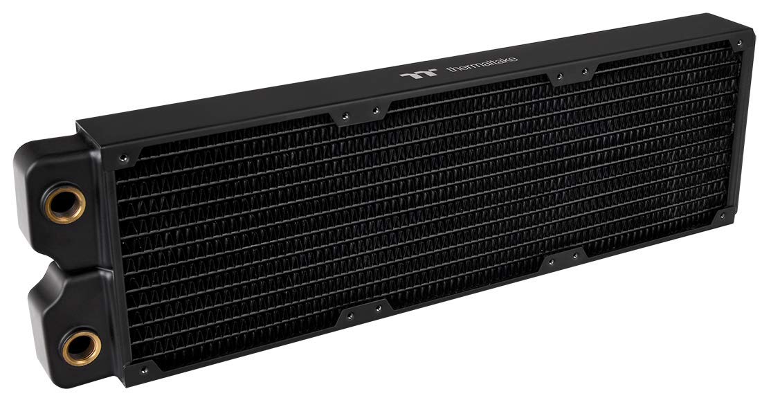 Thermaltake Pacific DIY Liquid Cooling System Clm360 40mm Thick High-Density Fins Dual-Row Copper Tubes Copper Radiator CL-W237-CU00BL-A