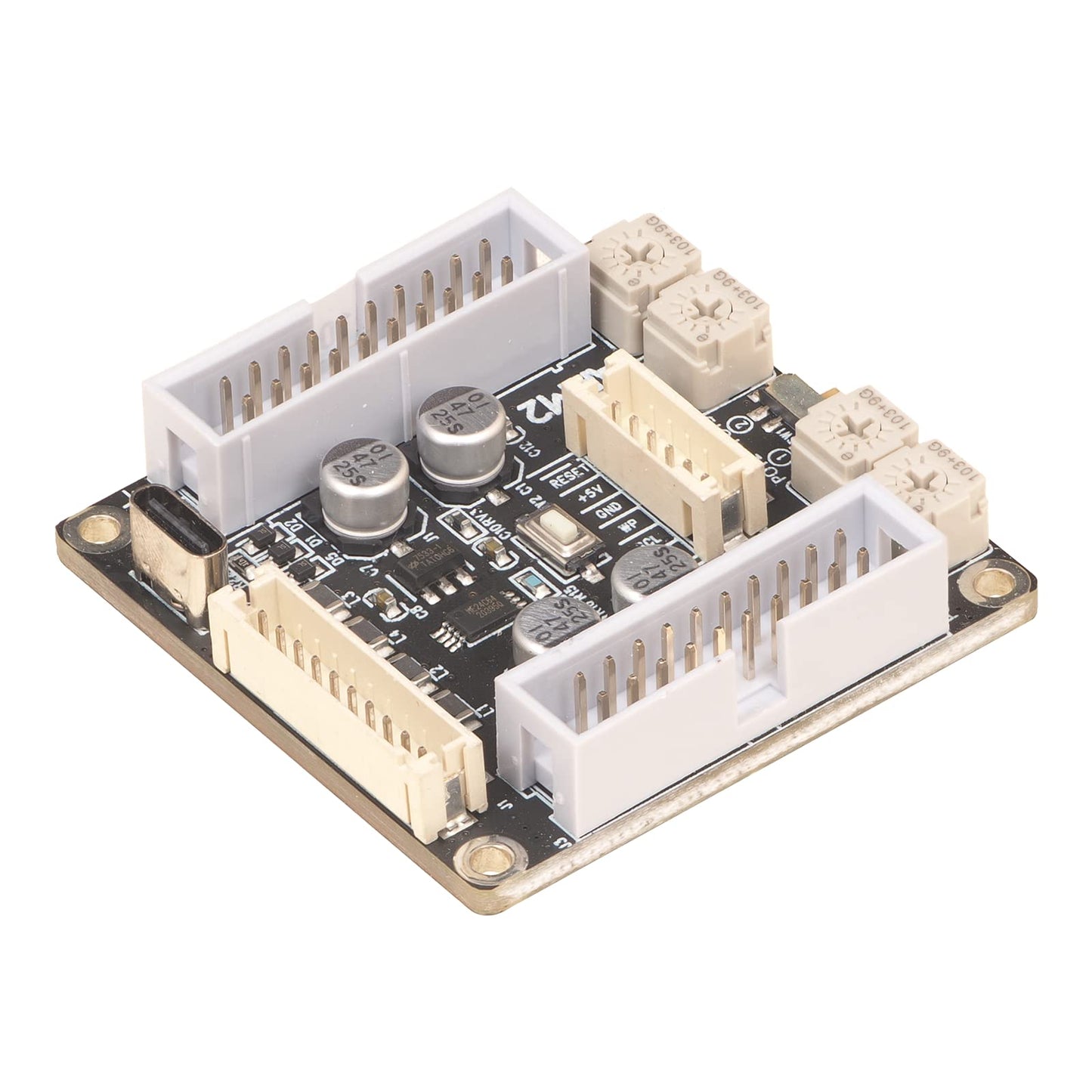 2 in 4 Out Audio Digital Signal Processor DSP Kernal Board - ADAU1701 Supports Adjusting Gain EQ Crossover and Time Alignment