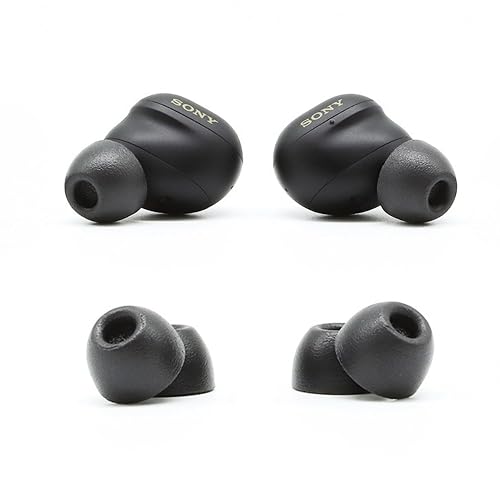 Comply Memory Foam Replacement Earbud Tips for Sony True Wireless Earbuds | Ultimate Comfort, Secure Fit, Superior Noise Isolation | Anti Slip