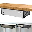 Monzlteck Universal Under Desk Metal Storage Mount for Xbox Series S/X, PS4 Slim/Pro, Compatible with CPU, UPS, Small Form Factor Desktop Tower, Mini