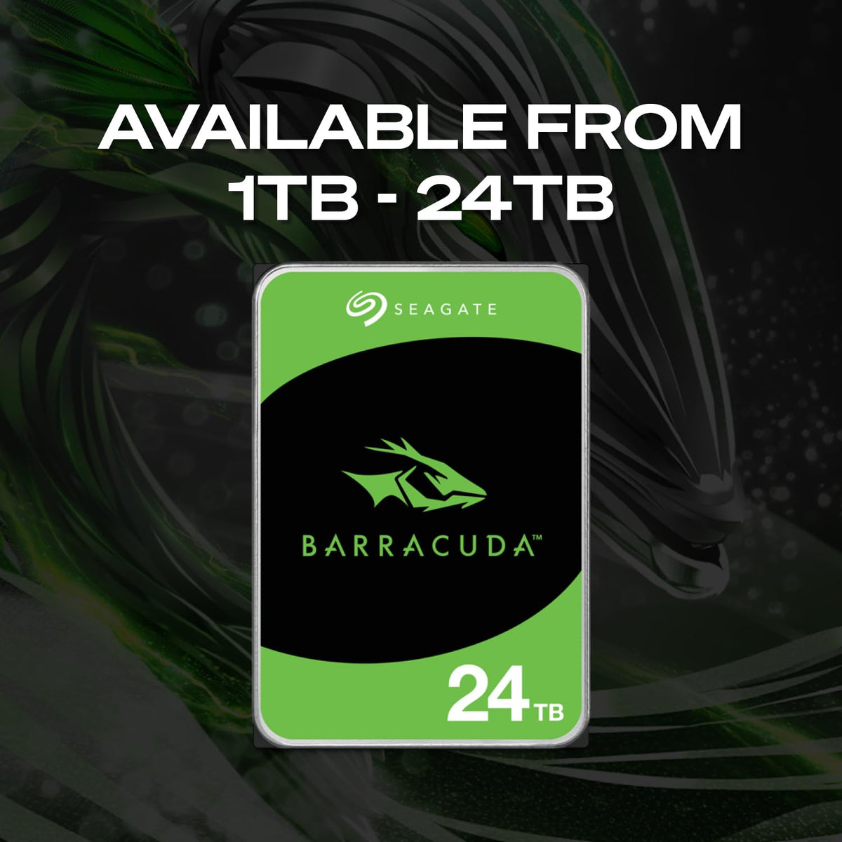 Seagate Bare Drives BarraCuda 1TB Internal Hard Drive HDD - 3.5 Inch SATA 6 Gb/s 7200 RPM 64MB Cache for Computer Desktop PC - Frustration Free