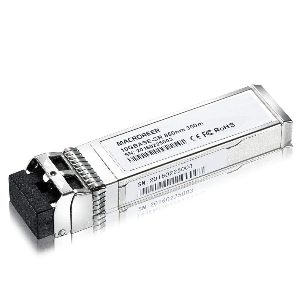 10G SFP+ SR Transceiver 10GBASE-SR Multimode LC 300m DDM Compatible with Juniper EX-SFP-10GE-SR