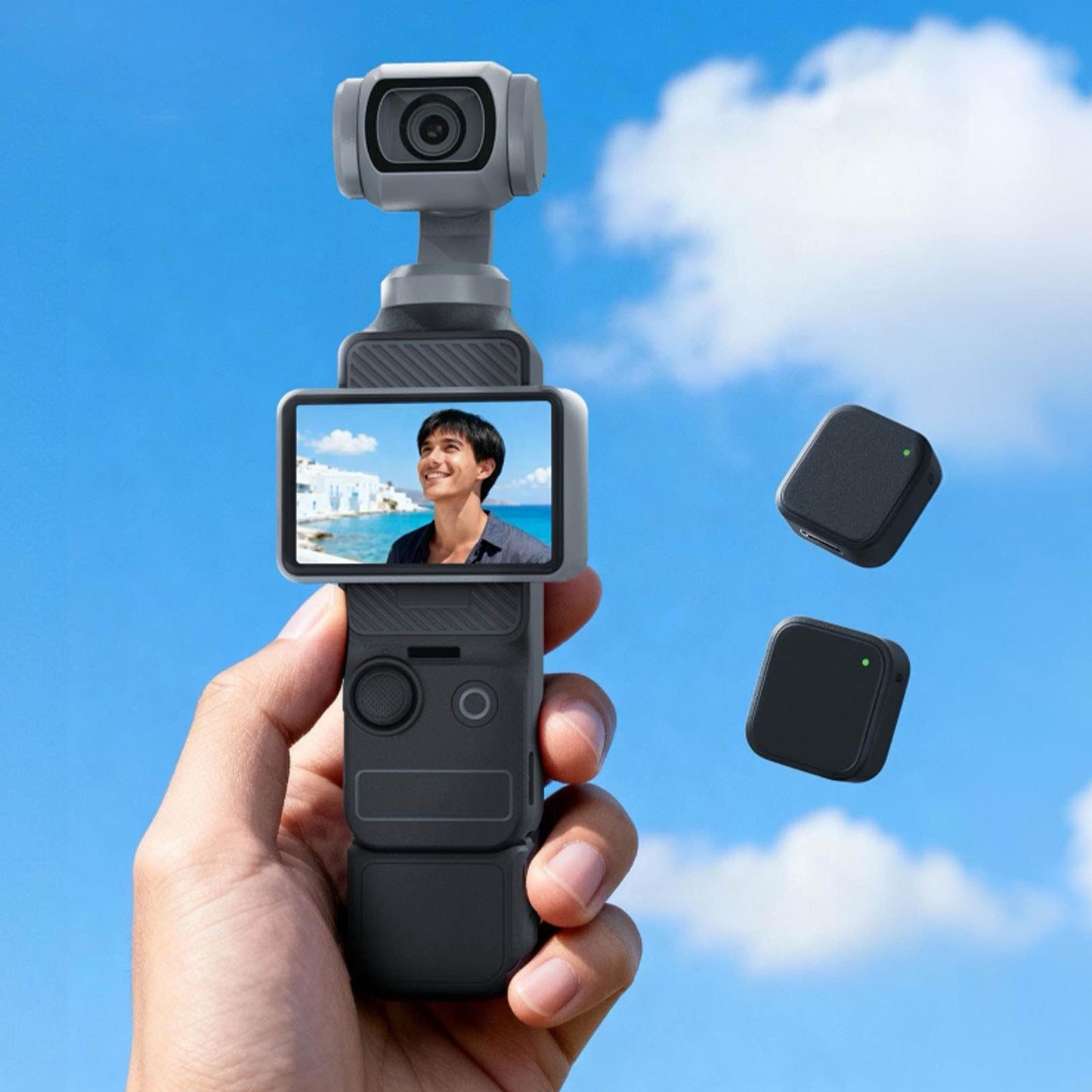 Wireless Lavalier Microphone Kit (2 TX + 1 RX + Charging Case) | 20H Battery Life, Magnetic Attachment, Compatible with Xtra Muse & DJI Osmo Pocket 3
