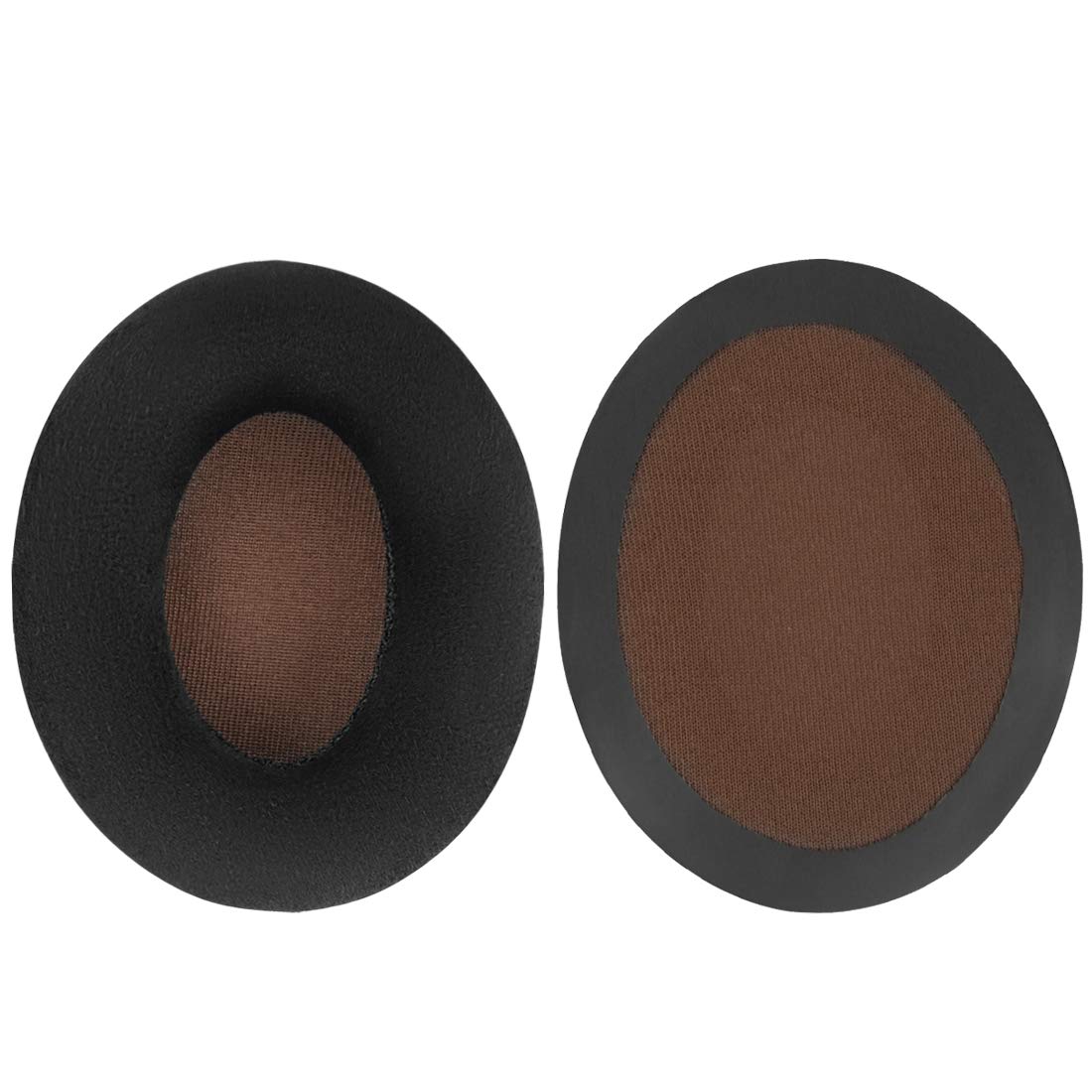 Geekria Comfort Velour Replacement Ear Pads for Sennheiser Momentum On-Ear, HD1 On-Ear Headphones, Repair Parts with Video Guide (Black Velvet)