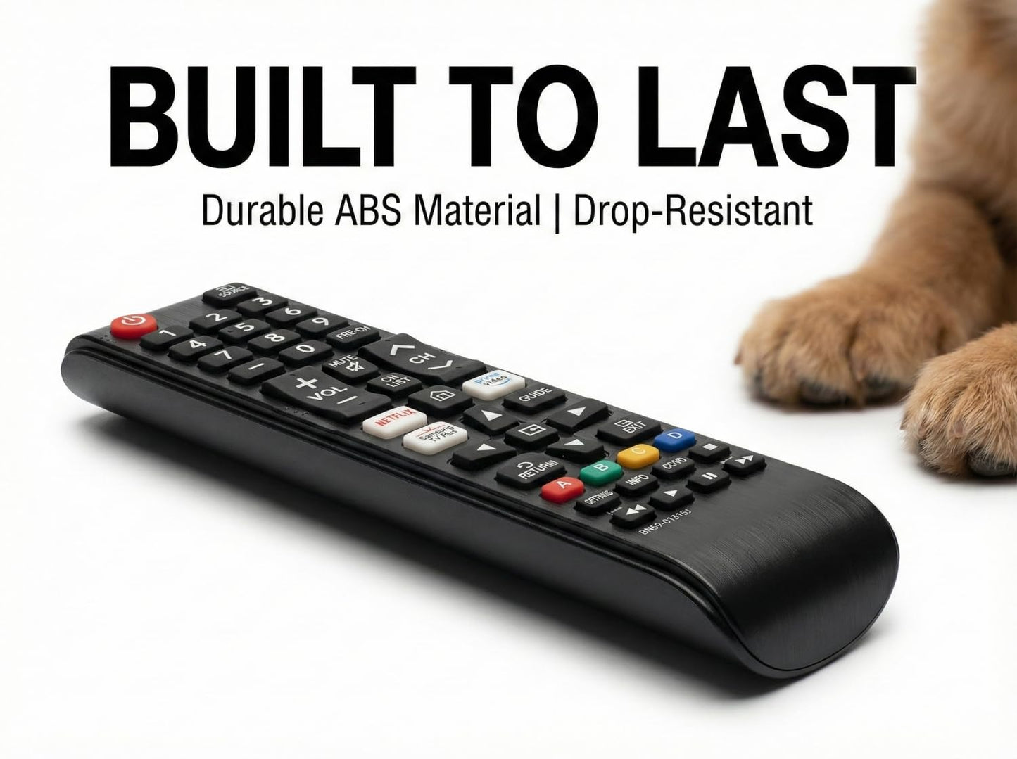 BN59-01315J Replacement Remote for Samsung Smart TV No Setup Required with Hotkeys for Netflix for Prime Video for Samsung Plus TV and AAA*2 Batteries