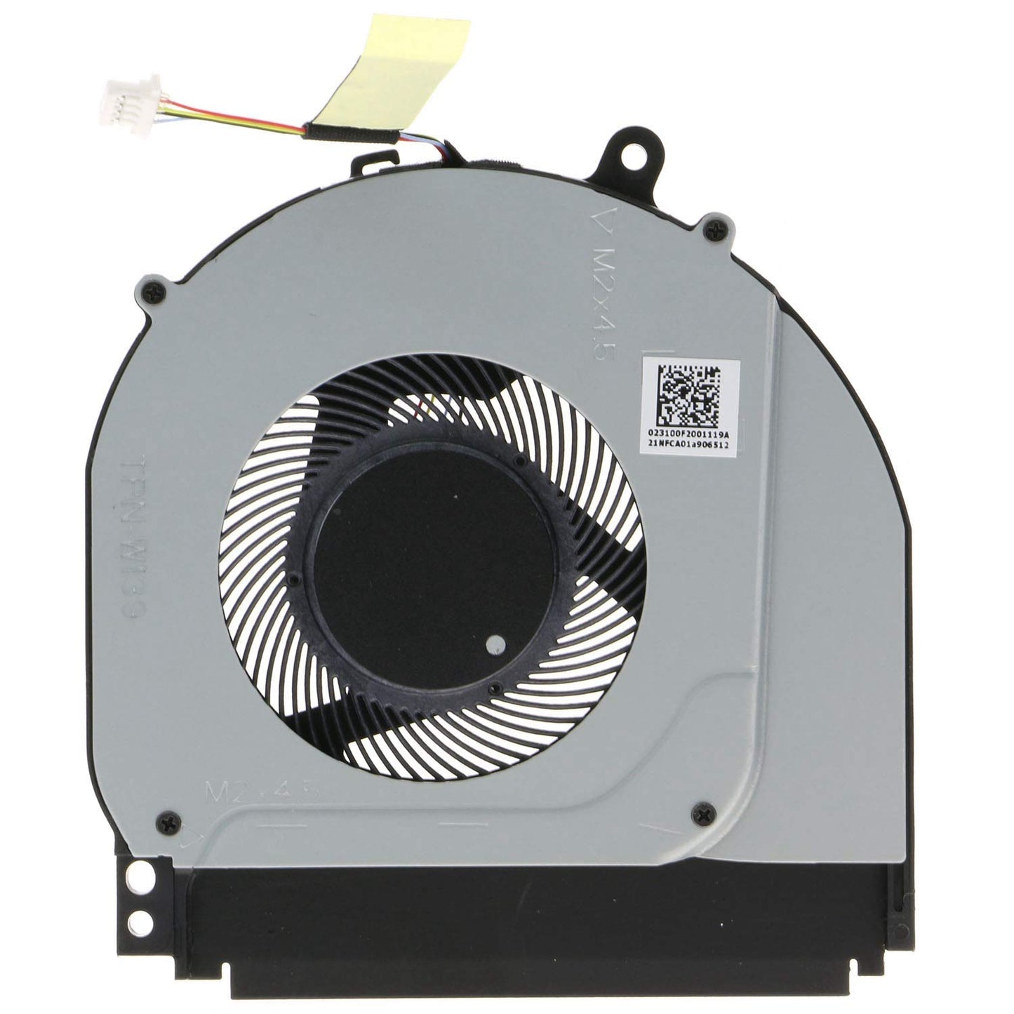 Eieshupug CPU Cooling Fan 3.38 Inches, 2.5W, 4531RPM, 5V DC, 4-Pin, For HP Pavilion X360 14-DH, 14-DH1036TX, 14M-DH, 14M-DH0003DX, L51102-001