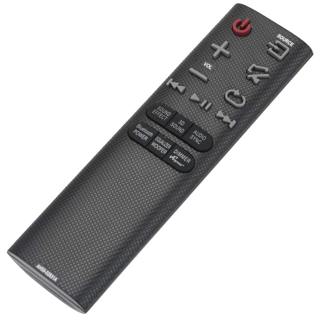 AH59-02631A Replacement Soundbar Remote Control fit for Samsung Sound Bar HW-H450 HW-HM45 HW-HM45C HWH450 HWHM45 HWHM45C HW-H450/ZA HW-HM45/ZA